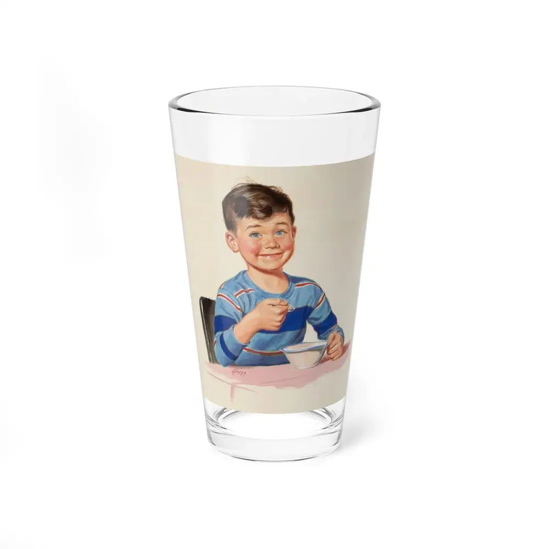Pair of advertisements 4 (Magazine Illustration) Pint Glass 16oz 16oz - Go Mug Yourself