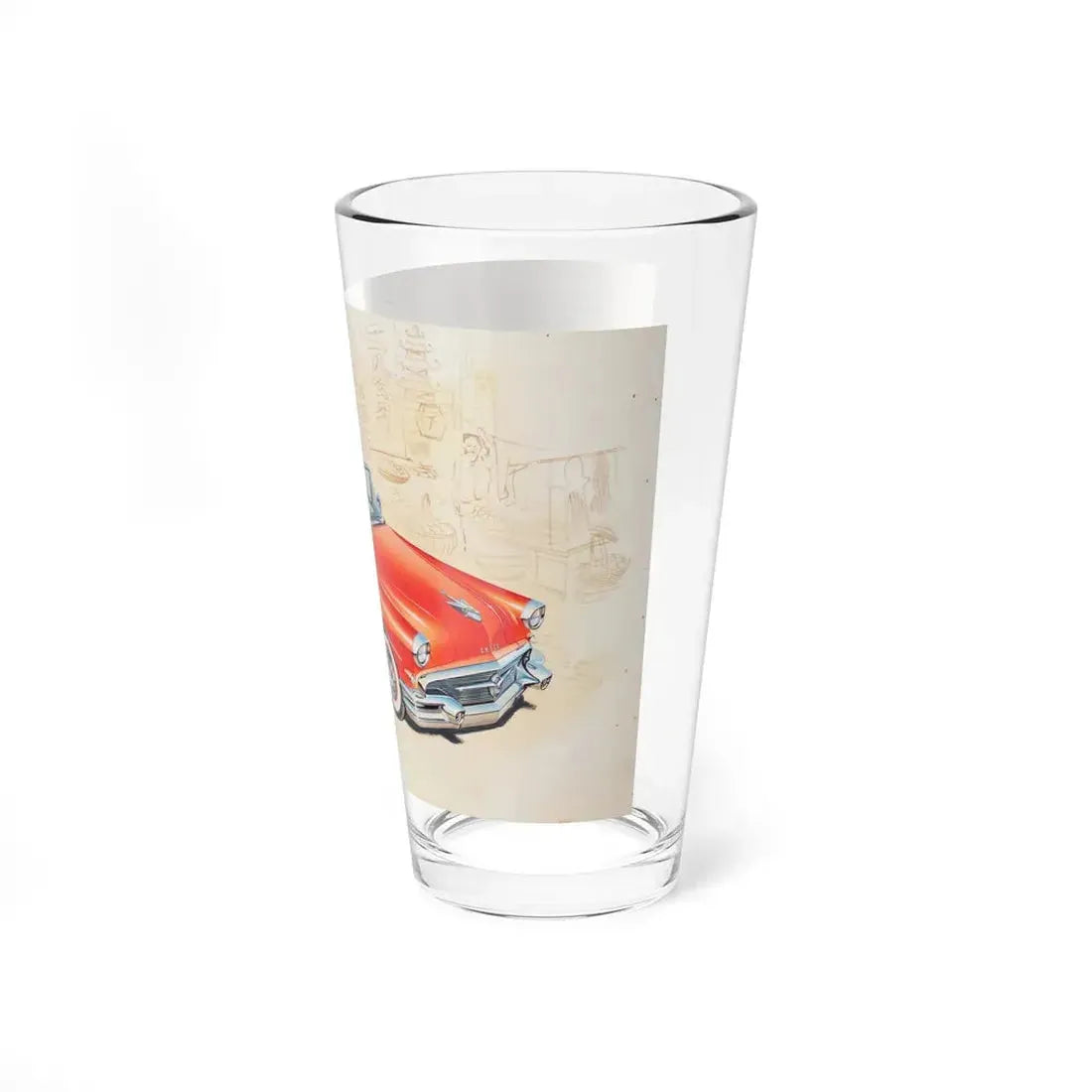 Pair of Vintage Chrysler-Buick advertisements (2) (Magazine Illustration) Pint Glass 16oz - Go Mug Yourself