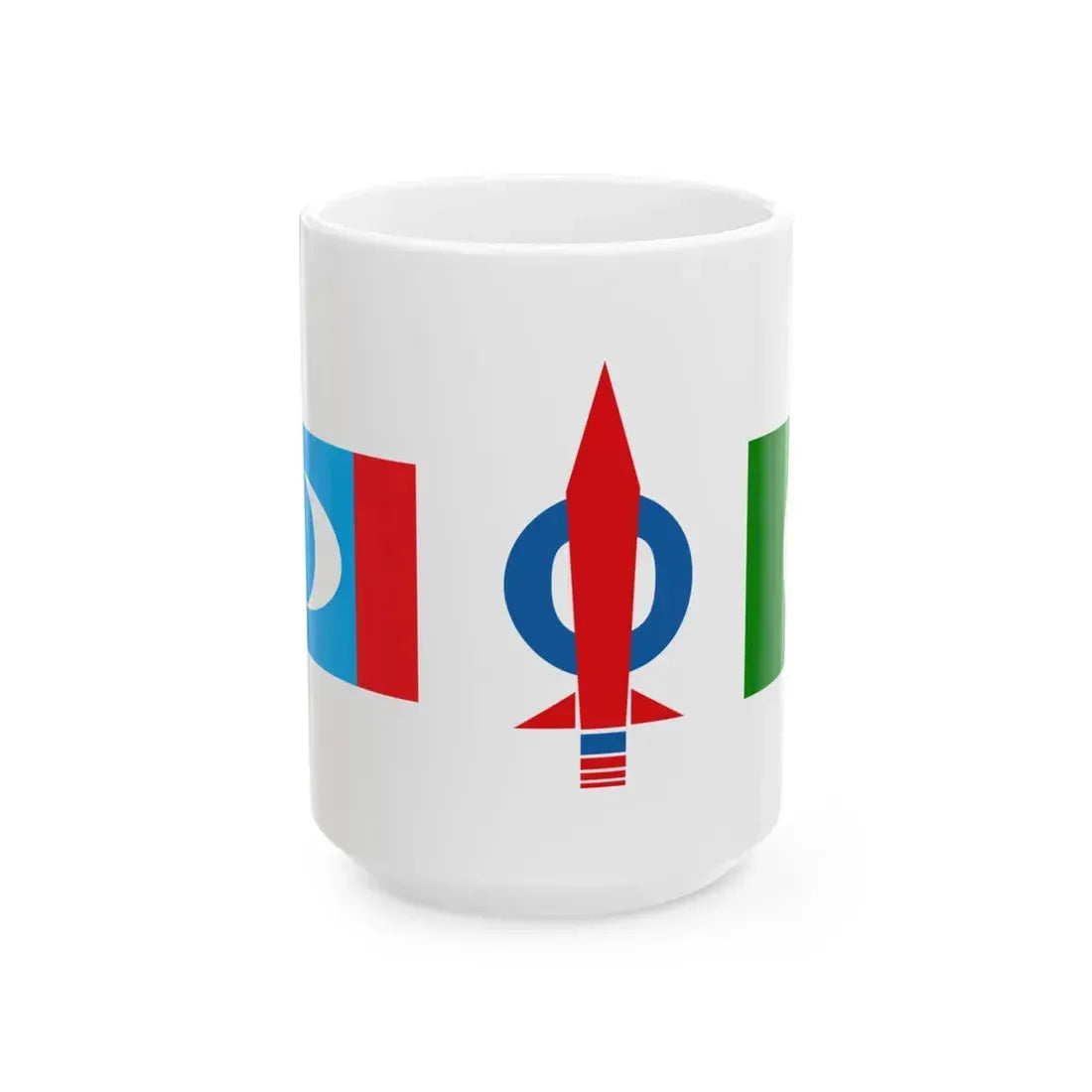 Pakatan Rakyat logo variation (Malaysia) White Coffee Mug 15oz - Go Mug Yourself