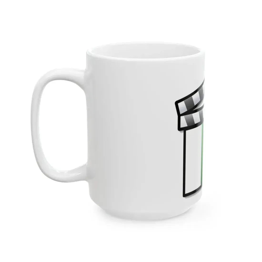 Pakistan film clapperboard (Pakistan) White Coffee Mug - Go Mug Yourself