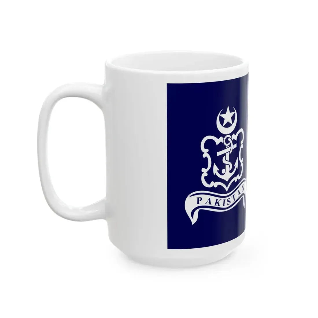 Pakistan Navy Vice Admiral (Pakistan) White Coffee Mug - Go Mug Yourself