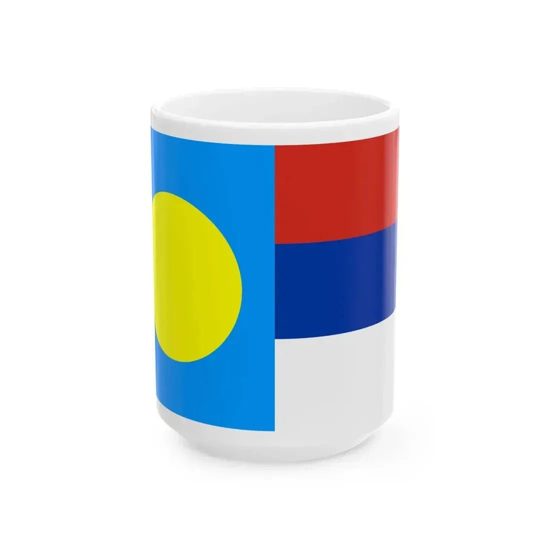 Palau-Serbia-Flags (Palau) White Coffee Mug 15oz - Go Mug Yourself