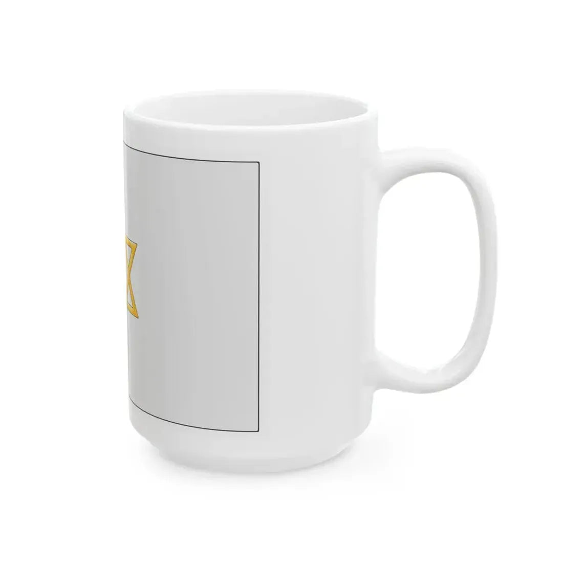 Palestine flag 1924 by British Mandate (Israel) White Coffee Mug - Go Mug Yourself