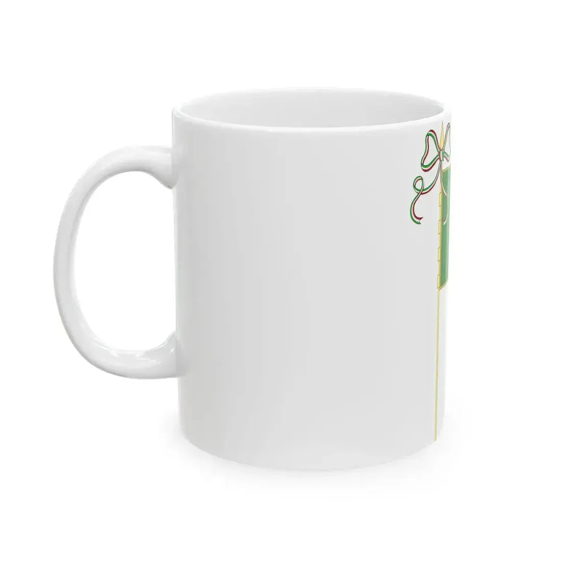Palestrina-Bandiera Completa (Italy) White Coffee Mug - Go Mug Yourself