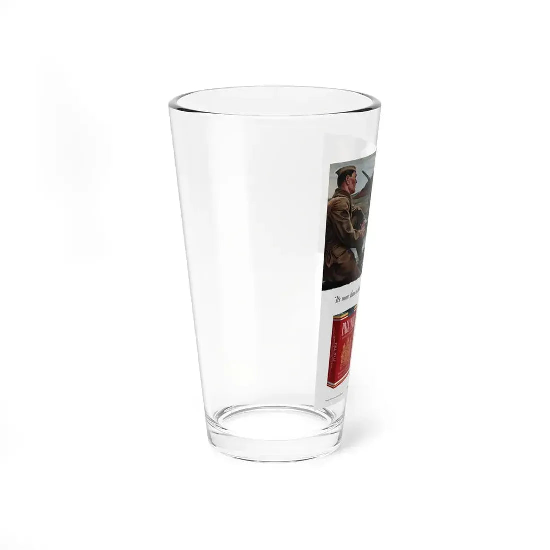 Pall Mall ad, Liberty, February 8, 1941 (Magazine Illustration) Pint Glass 16oz - Go Mug Yourself