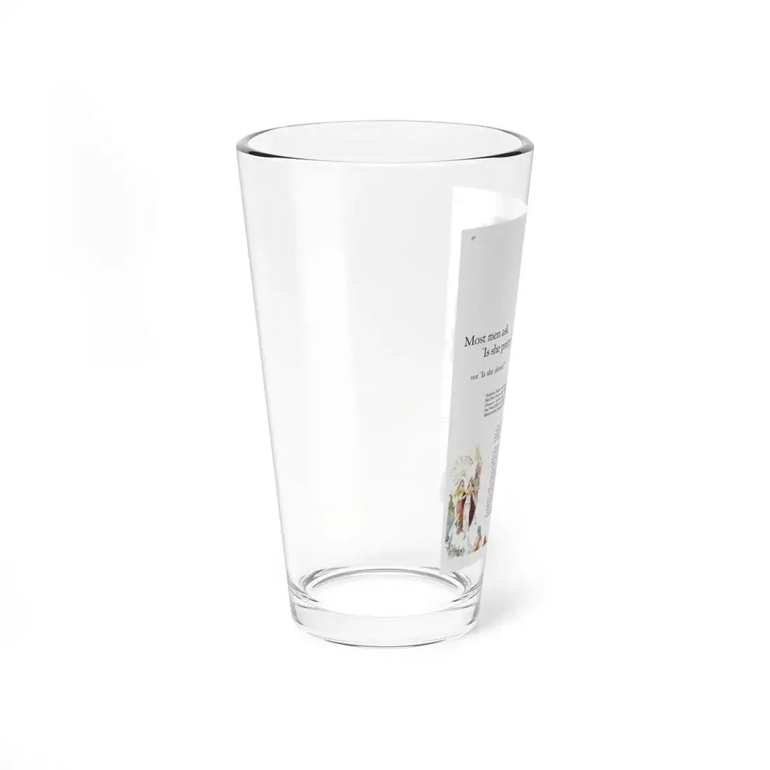 Palmolive ad, Ladies' Home Journal, June 1924 (Magazine Illustration) Pint Glass 16oz - Go Mug Yourself