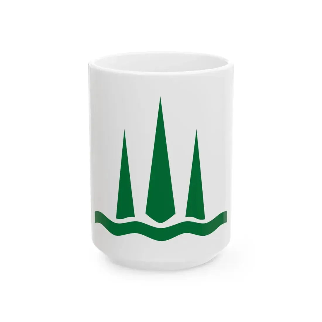Palupera valla lipp (Estonia) White Coffee Mug 15oz - Go Mug Yourself