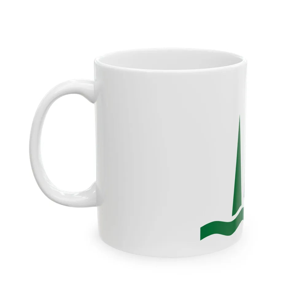 Palupera valla lipp (Estonia) White Coffee Mug - Go Mug Yourself