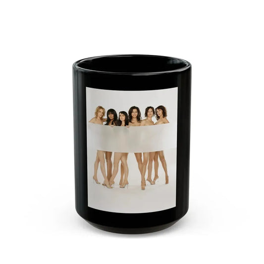 Pam Grier #09 (Vintage Female Icon) Black Coffee Mug 15oz - Go Mug Yourself