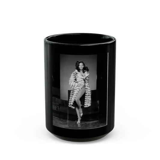 Pam Grier #16 (Vintage Female Icon) Black Coffee Mug 15oz - Go Mug Yourself