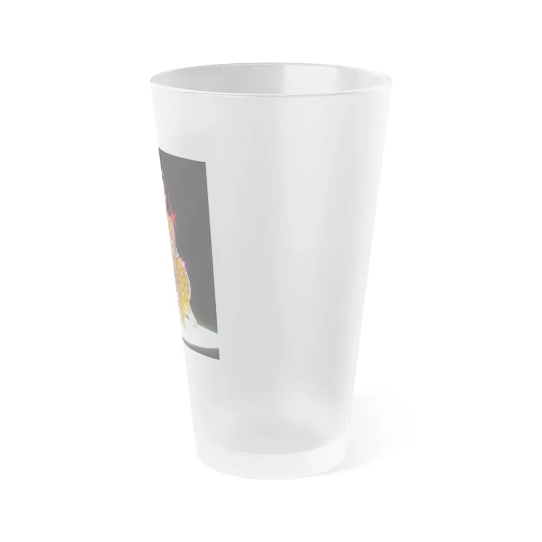 Pam Grier #29 (Vintage Female Icon) Frosted Pint Glass 16oz - Go Mug Yourself
