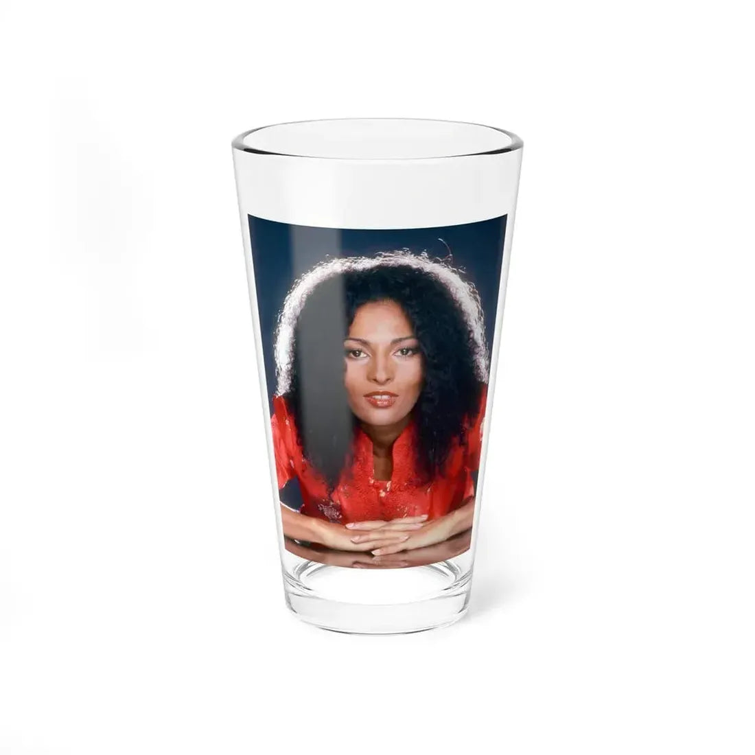 Pam Grier #35 (Vintage Female Icon) Pint Glass 16oz 16oz - Go Mug Yourself