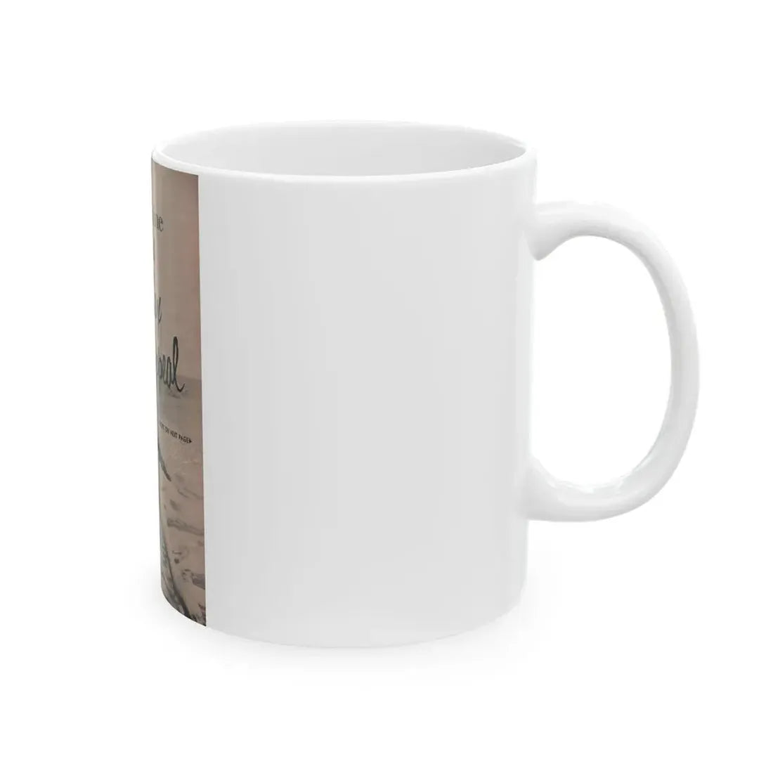Pamela Duncan #23 - PHOTO Digest Mag. March '55 - 1 B&W Photo (Vintage Female Icon) White Coffee Mug - Go Mug Yourself