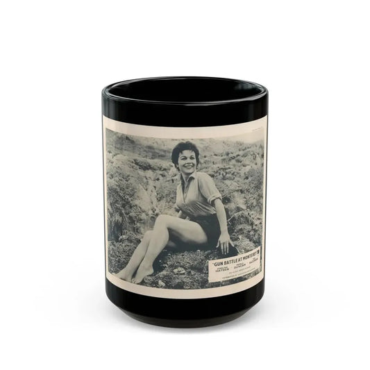Pamela Duncan #33 (Vintage Female Icon) Black Coffee Mug 15oz - Go Mug Yourself