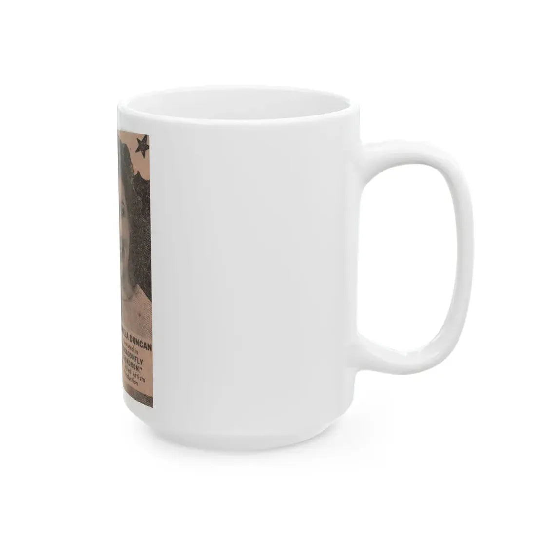 Pamela Duncan #35 - 3x2 Clipping (Vintage Female Icon) White Coffee Mug - Go Mug Yourself
