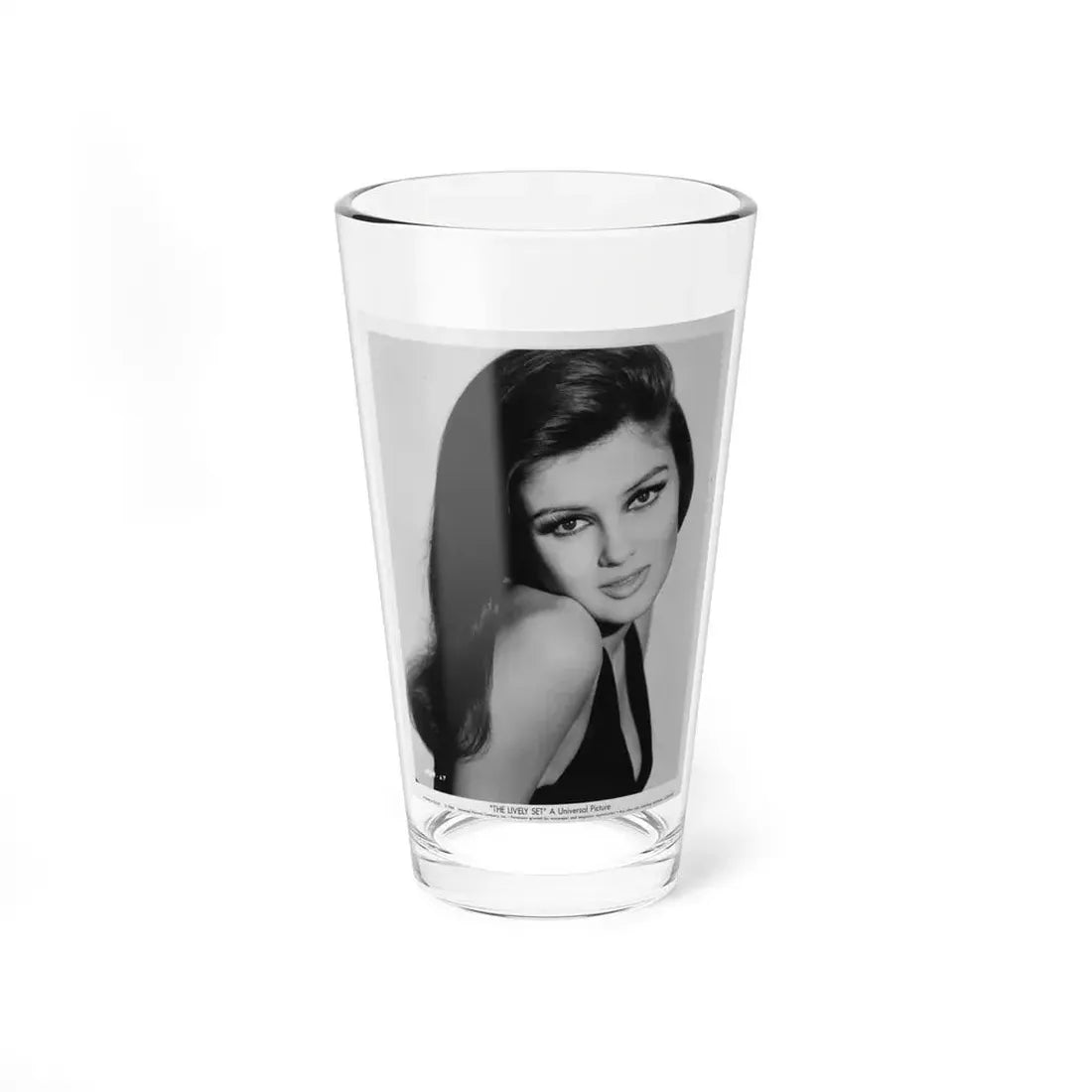 Pamela Tiffin #07 (Vintage Female Icon) Pint Glass 16oz 16oz - Go Mug Yourself