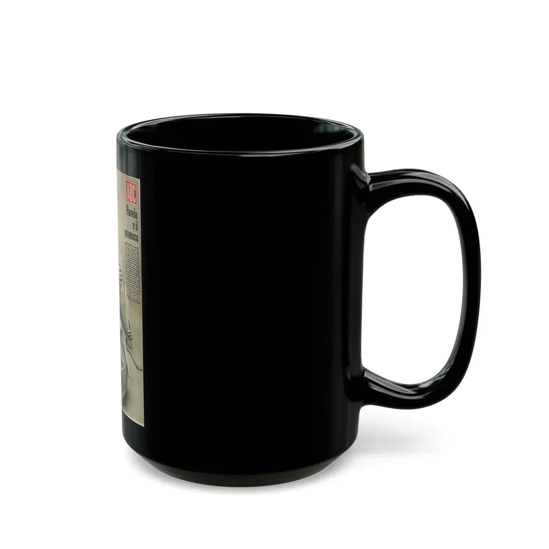 Pamela Tiffin #110 - Mag. Cover (Vintage Female Icon) Black Coffee Mug - Go Mug Yourself