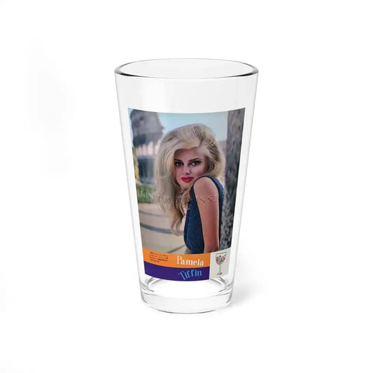 Pamela Tiffin #112 (Vintage Female Icon) Pint Glass 16oz 16oz - Go Mug Yourself