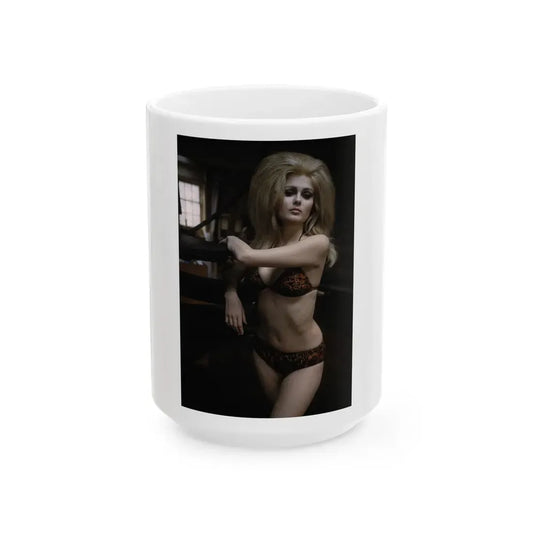 Pamela Tiffin #116 (Vintage Female Icon) White Coffee Mug 15oz - Go Mug Yourself