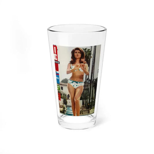 Pamela Tiffin #122 (Vintage Female Icon) Pint Glass 16oz 16oz - Go Mug Yourself