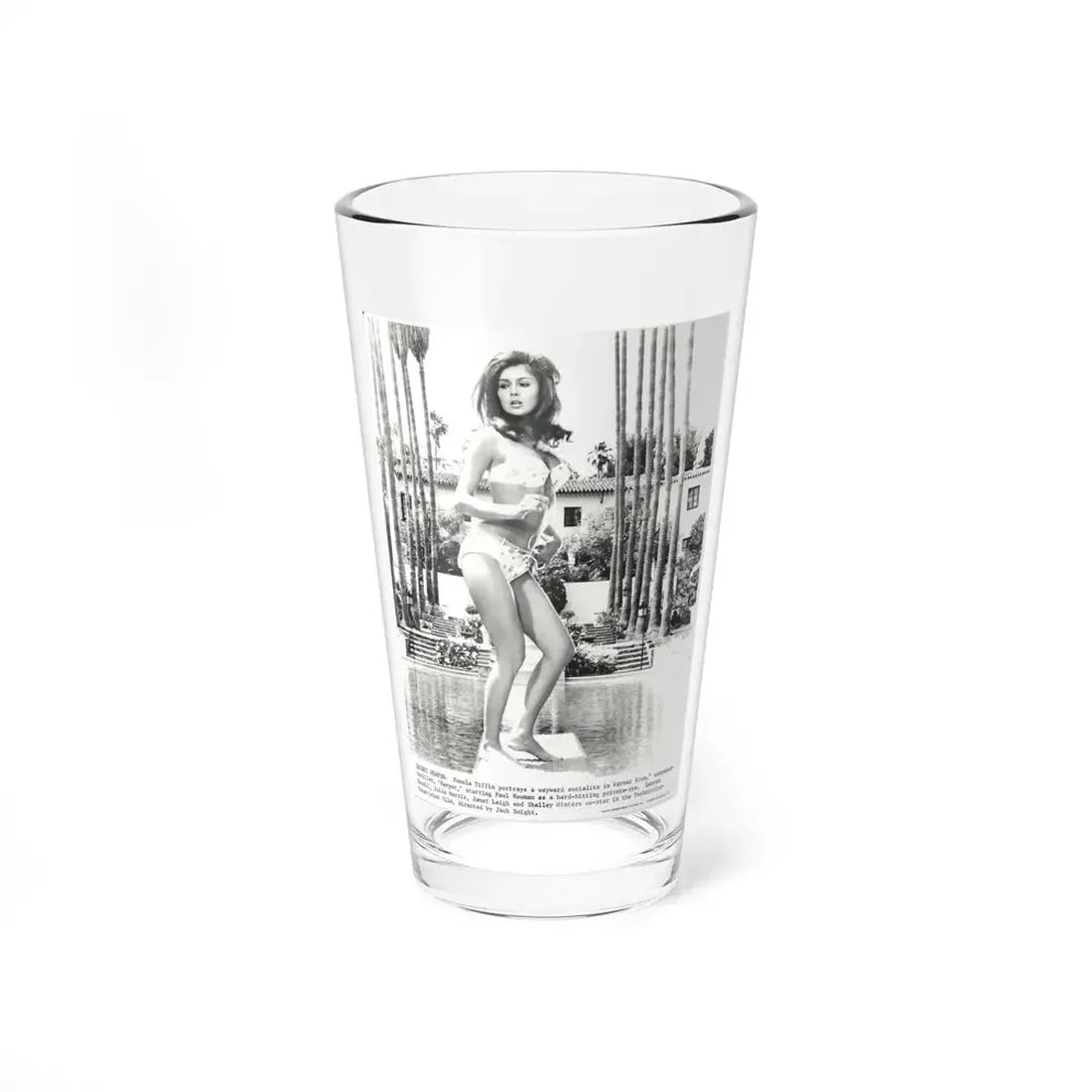 Pamela Tiffin #125 (Vintage Female Icon) Pint Glass 16oz 16oz - Go Mug Yourself