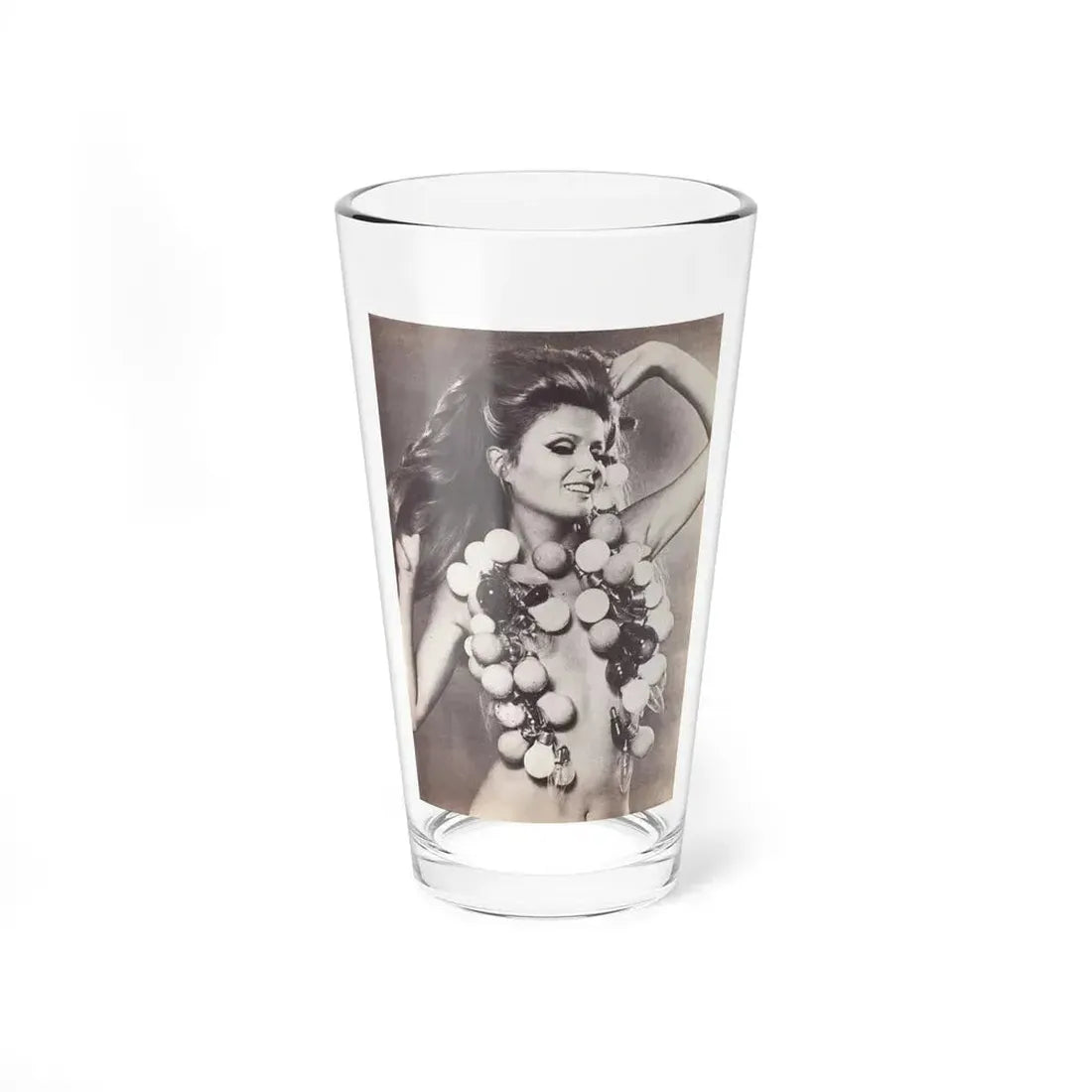 Pamela Tiffin #126 (Vintage Female Icon) Pint Glass 16oz 16oz - Go Mug Yourself
