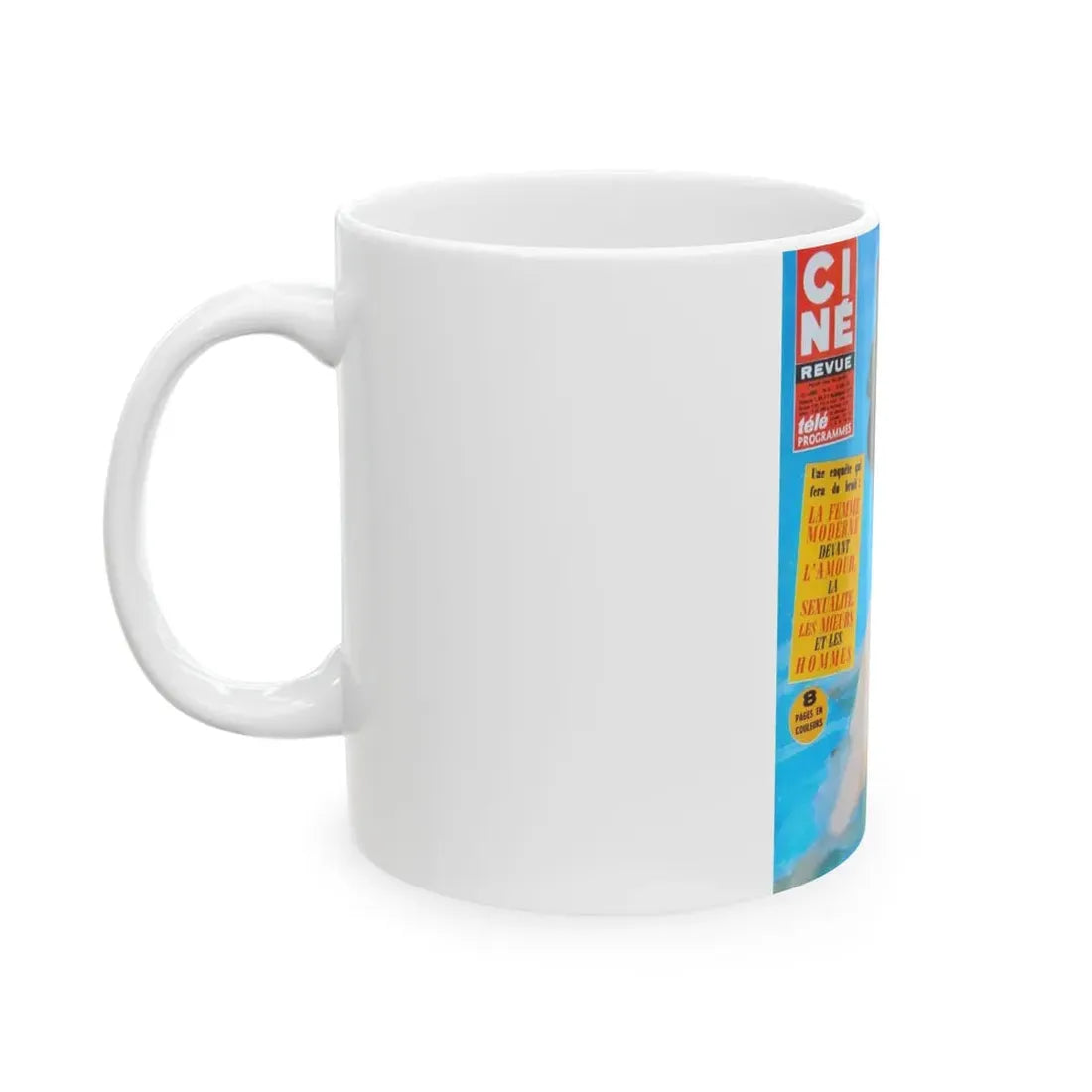 Pamela Tiffin #144 - Mag. Cover (Vintage Female Icon) White Coffee Mug - Go Mug Yourself