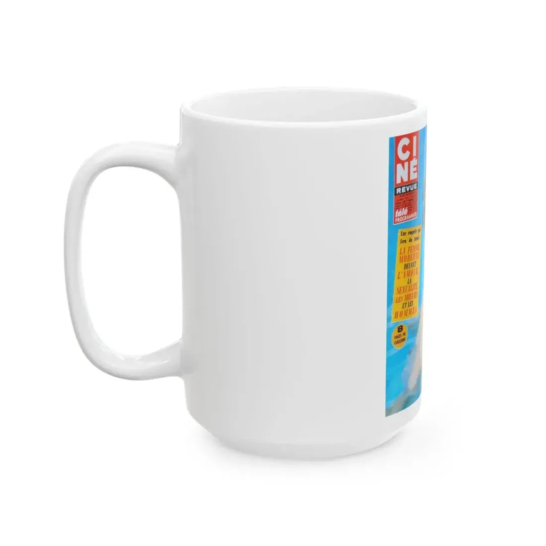 Pamela Tiffin #144 - Mag. Cover (Vintage Female Icon) White Coffee Mug - Go Mug Yourself