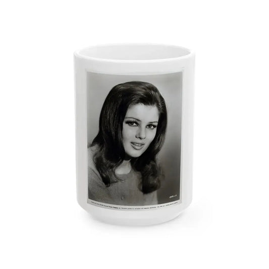 Pamela Tiffin #148 (Vintage Female Icon) White Coffee Mug 15oz - Go Mug Yourself
