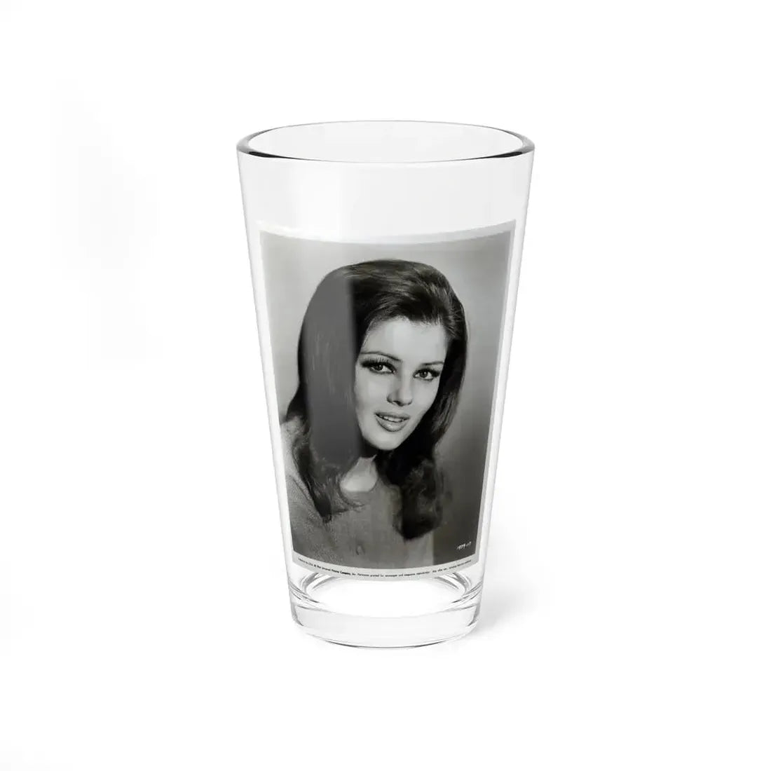 Pamela Tiffin #1481 (Vintage Female Icon) Pint Glass 16oz 16oz - Go Mug Yourself