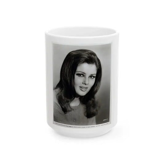 Pamela Tiffin #1481 (Vintage Female Icon) White Coffee Mug 15oz - Go Mug Yourself