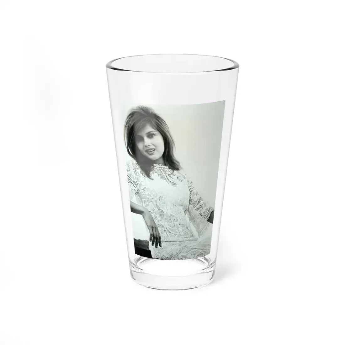Pamela Tiffin #1571 (Vintage Female Icon) Pint Glass 16oz 16oz - Go Mug Yourself