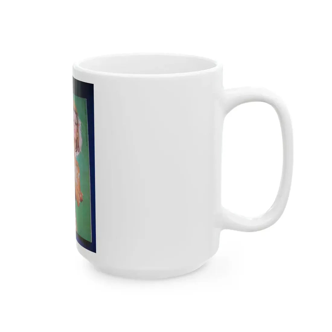 Pamela Tiffin #175 - Mag. on Table Pam on Cover (Vintage Female Icon) White Coffee Mug - Go Mug Yourself