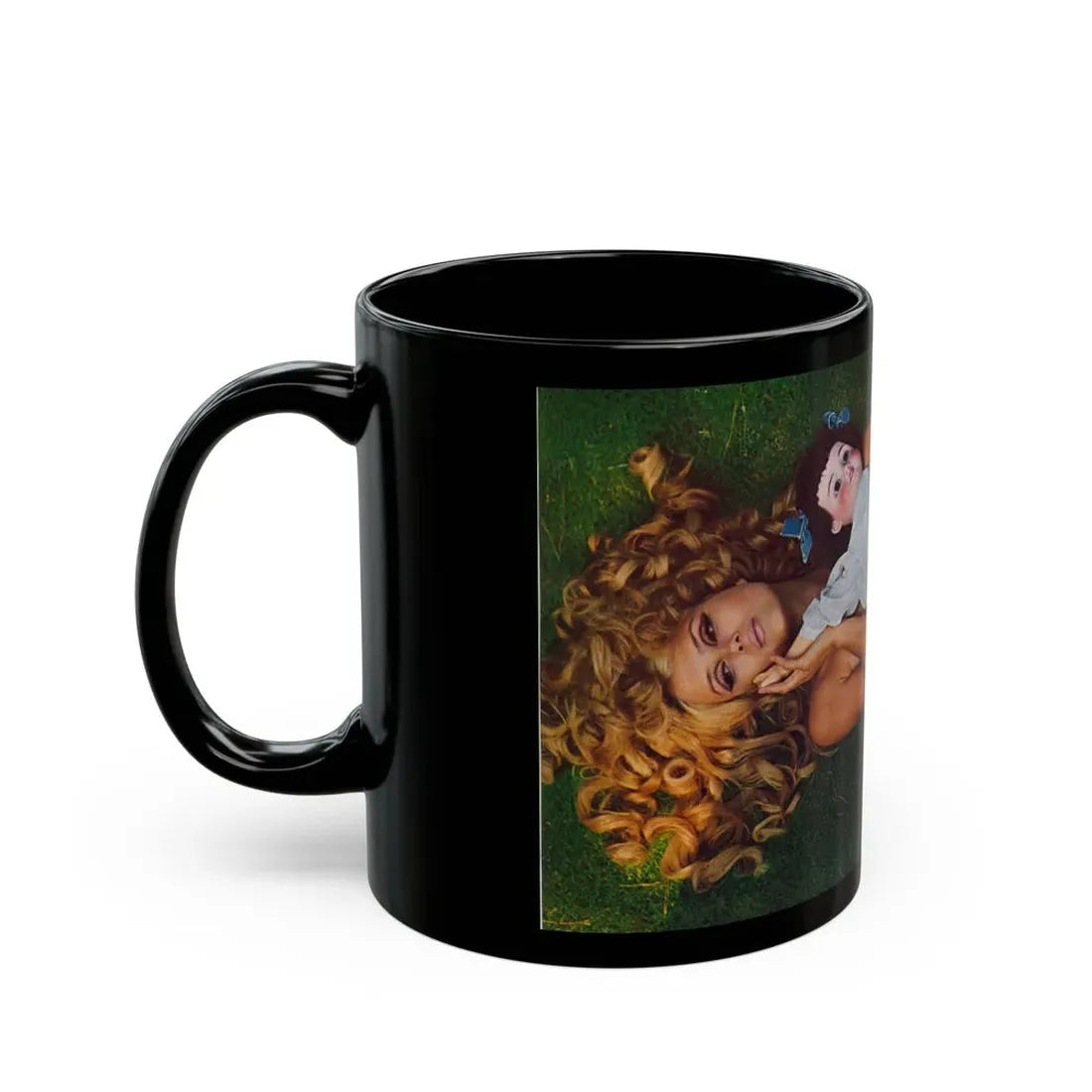 Pamela Tiffin #177 - Playboy February '69 Centerfold Photo (Vintage Female Icon) Black Coffee Mug - Go Mug Yourself