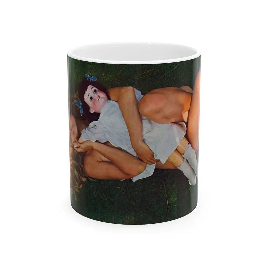 Pamela Tiffin #177 - Playboy February '69 Centerfold Photo (Vintage Female Icon) White Coffee Mug 11oz - Go Mug Yourself