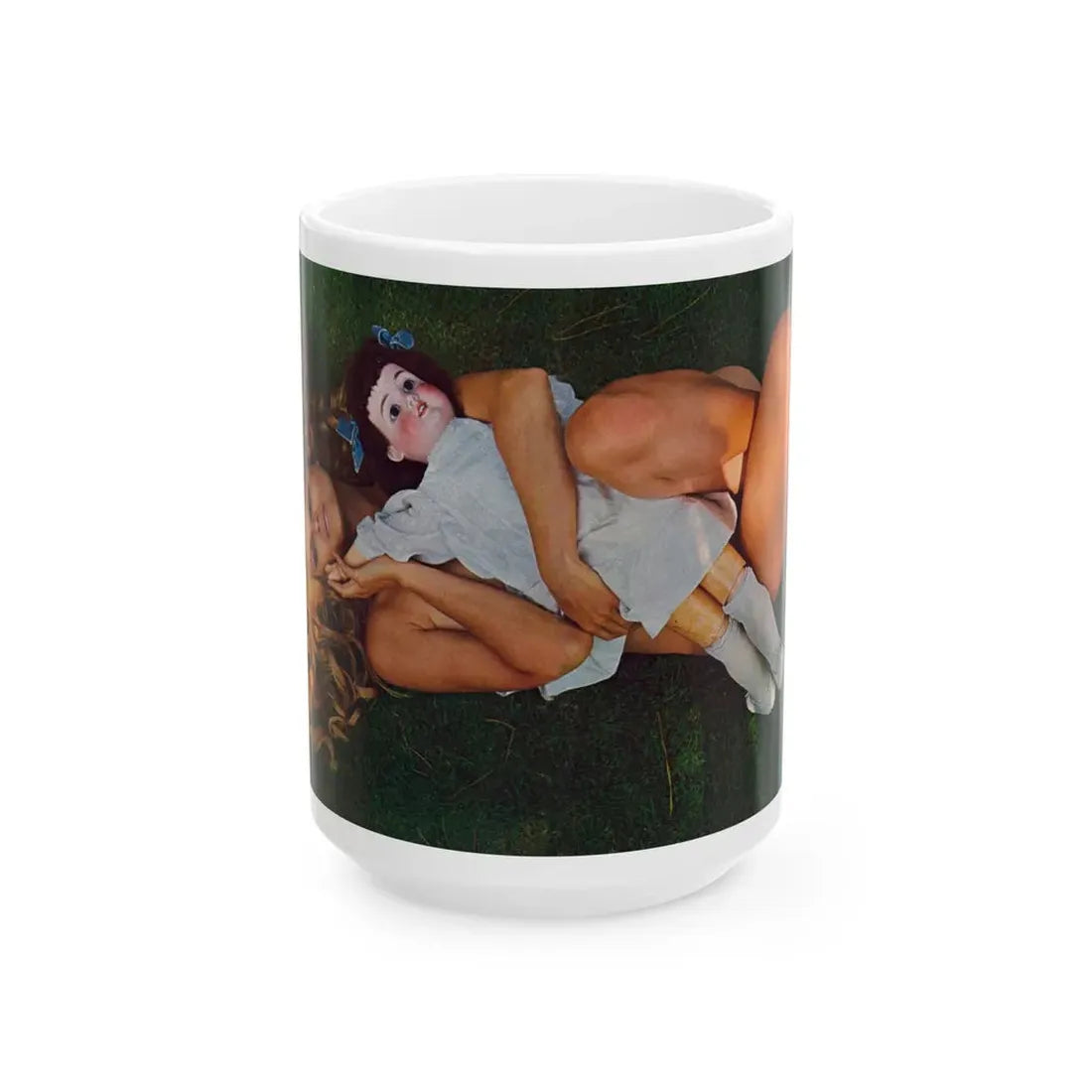 Pamela Tiffin #177 - Playboy February '69 Centerfold Photo (Vintage Female Icon) White Coffee Mug 15oz - Go Mug Yourself