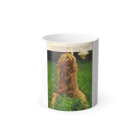 Pamela Tiffin #178 - Playboy February '69 Photo (Vintage Female Icon) Color Changing Mug 11oz 11oz - Go Mug Yourself