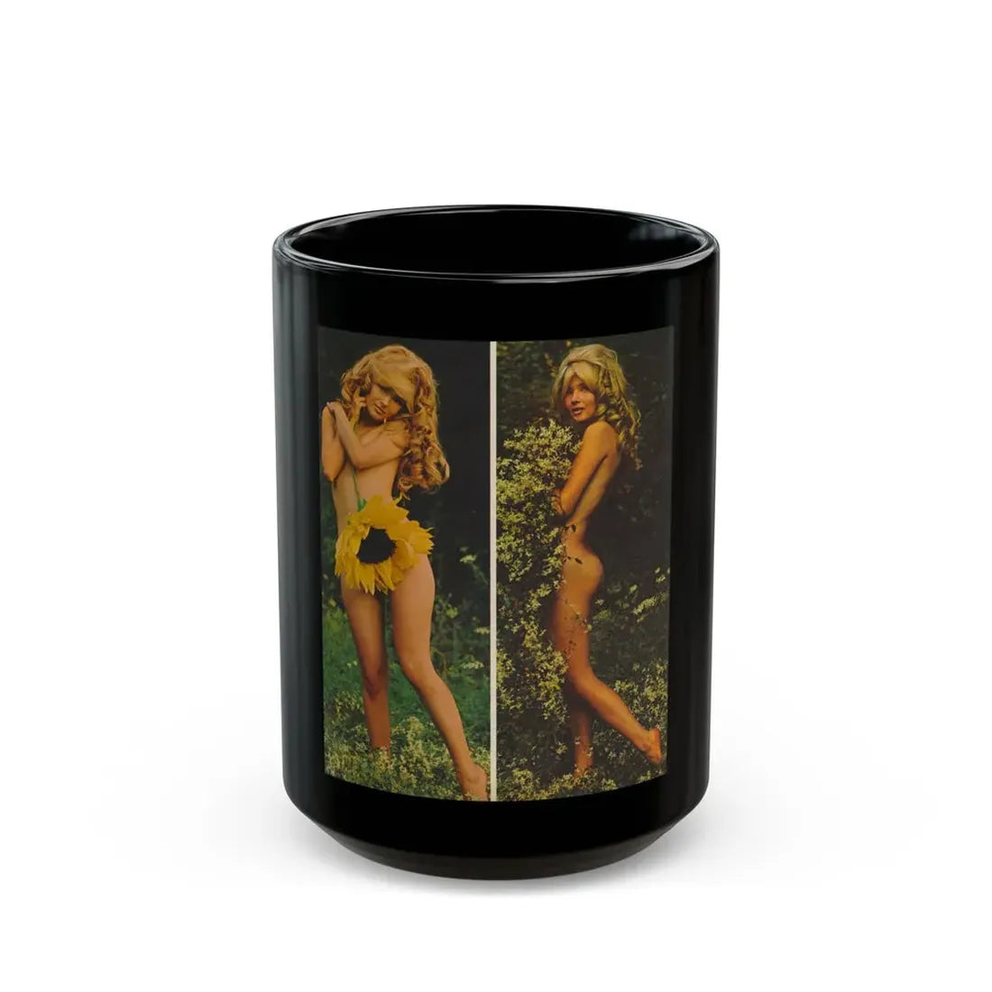 Pamela Tiffin #179 - Playboy February '69 Photo (Vintage Female Icon) Black Coffee Mug 15oz - Go Mug Yourself