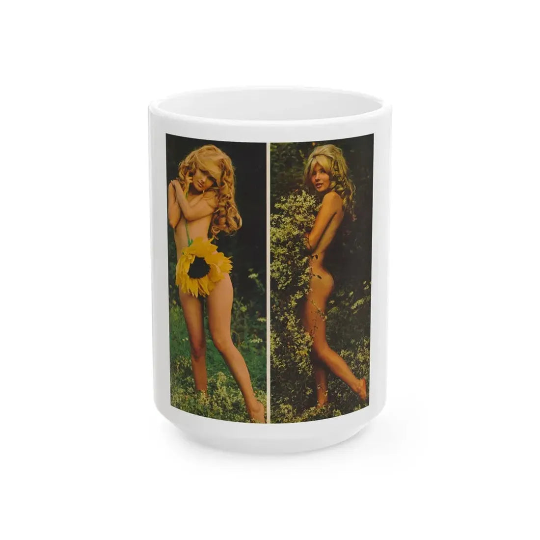 Pamela Tiffin #179 - Playboy February '69 Photo (Vintage Female Icon) White Coffee Mug 15oz - Go Mug Yourself