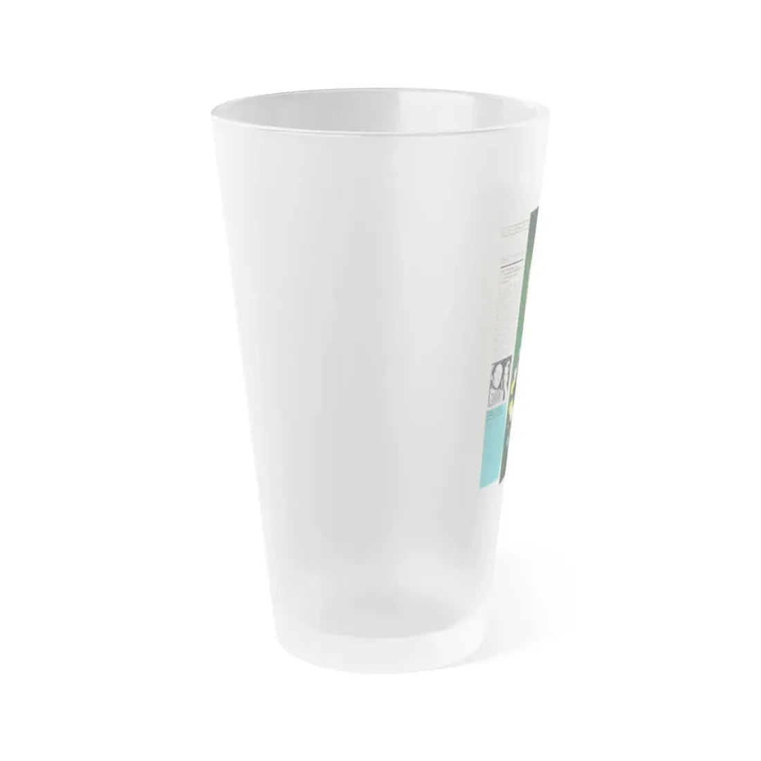 Pamela Tiffin #183 - Mag. Page (Vintage Female Icon) Frosted Pint Glass 16oz - Go Mug Yourself