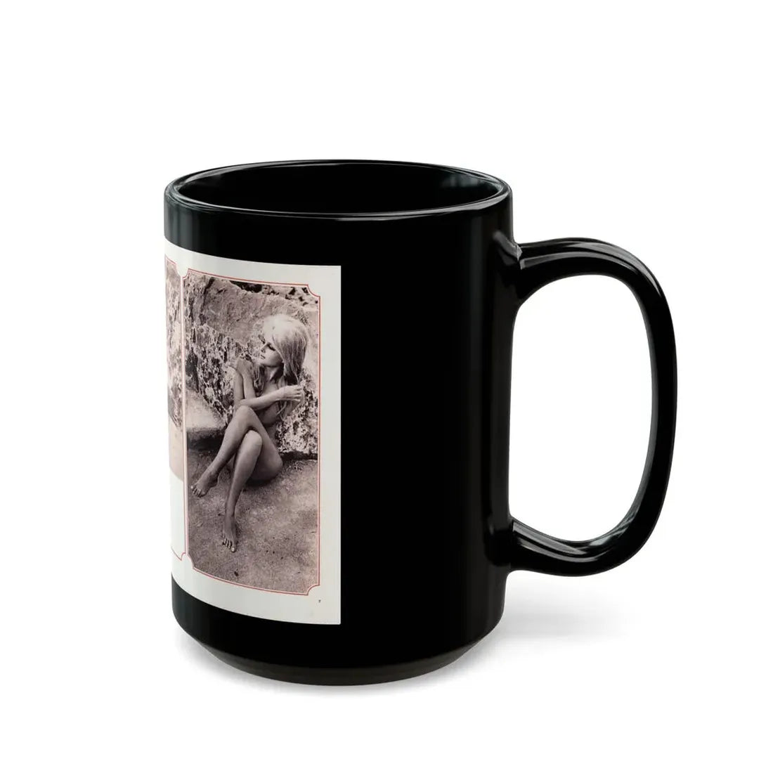 Pamela Tiffin #189 - Mag. Page (Vintage Female Icon) Black Coffee Mug - Go Mug Yourself
