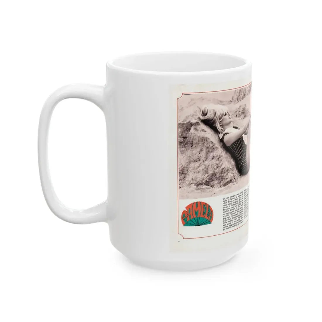 Pamela Tiffin #189 - Mag. Page (Vintage Female Icon) White Coffee Mug - Go Mug Yourself