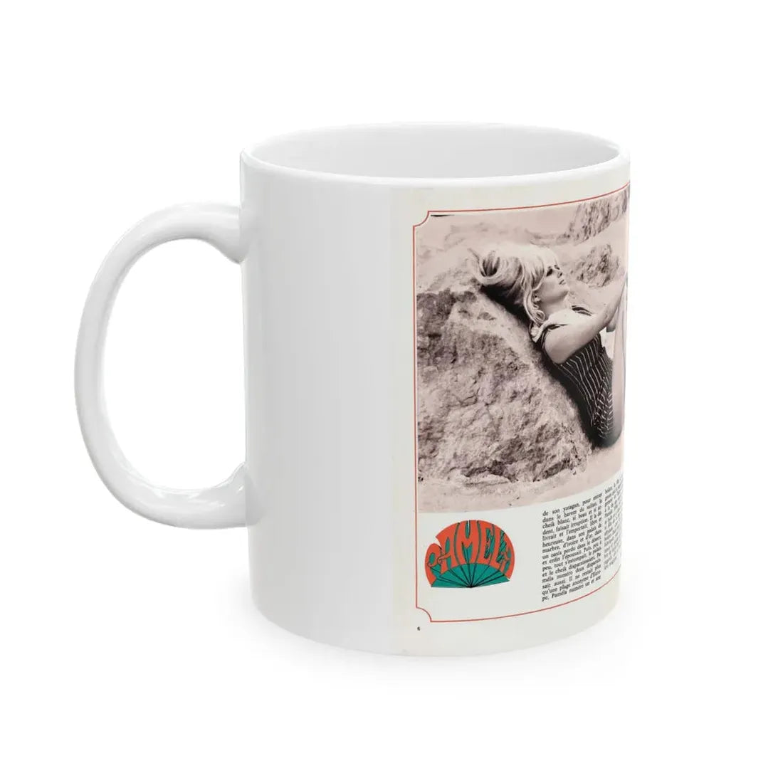 Pamela Tiffin #189 - Mag. Page (Vintage Female Icon) White Coffee Mug - Go Mug Yourself