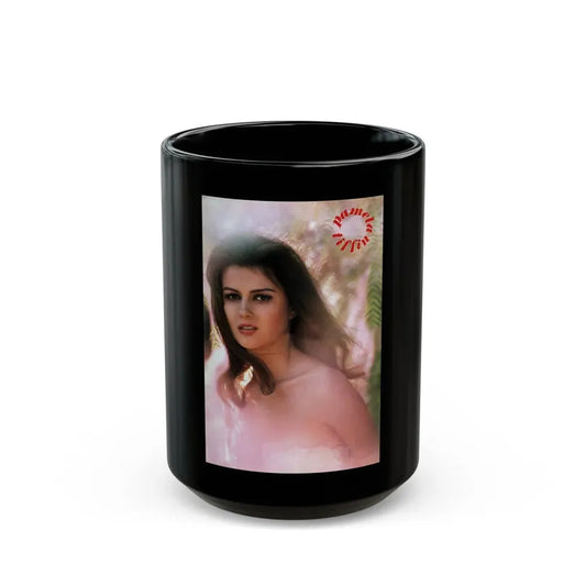 Pamela Tiffin #19 (Vintage Female Icon) Black Coffee Mug 15oz - Go Mug Yourself