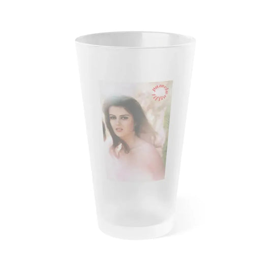Pamela Tiffin #19 (Vintage Female Icon) Frosted Pint Glass 16oz 16oz Frosted - Go Mug Yourself
