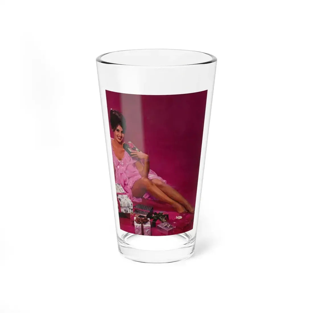 Pamela Tiffin #199 (Vintage Female Icon) Pint Glass 16oz 16oz - Go Mug Yourself