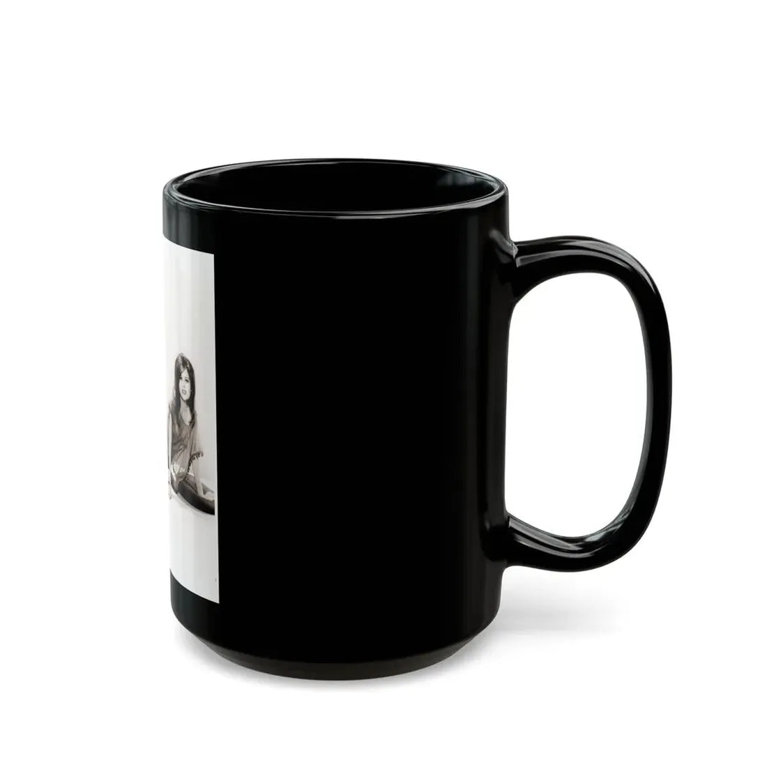 Pamela Tiffin #202 - 8x10 B&W Full Body Photo from 1964 (Vintage Female Icon) Black Coffee Mug - Go Mug Yourself