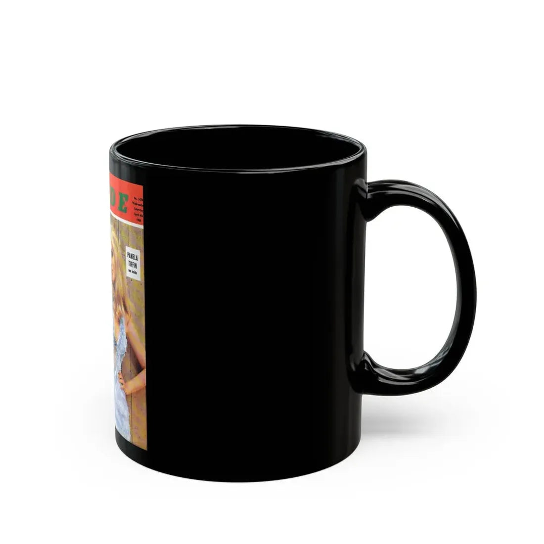 Pamela Tiffin #21 - Mag. Cover (Vintage Female Icon) Black Coffee Mug - Go Mug Yourself