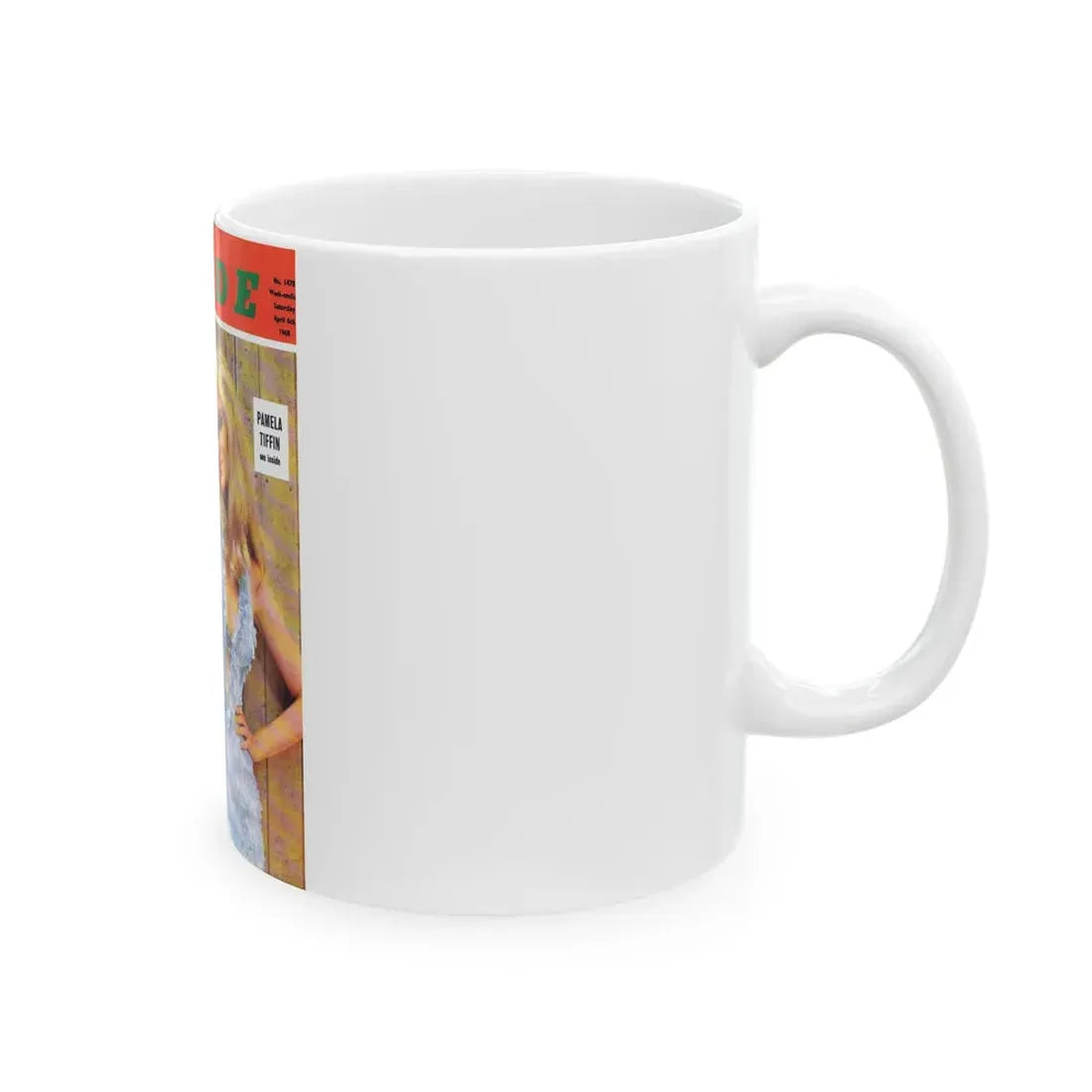 Pamela Tiffin #21 - Mag. Cover (Vintage Female Icon) White Coffee Mug - Go Mug Yourself
