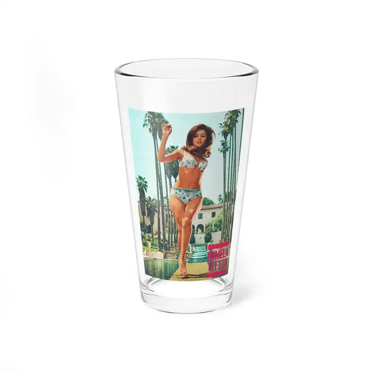 Pamela Tiffin #21 (Vintage Female Icon) Pint Glass 16oz 16oz - Go Mug Yourself